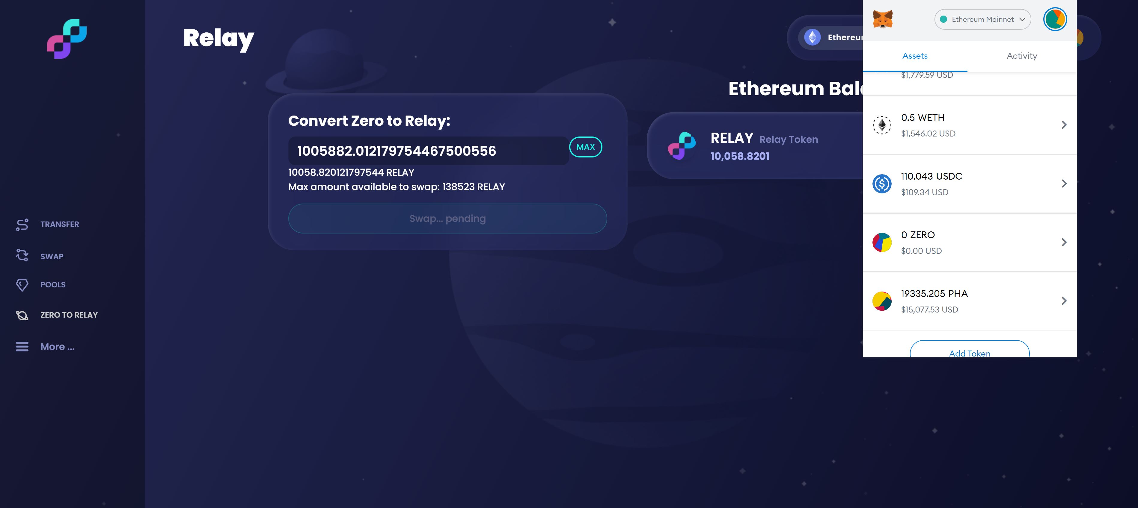 Zero to Relay