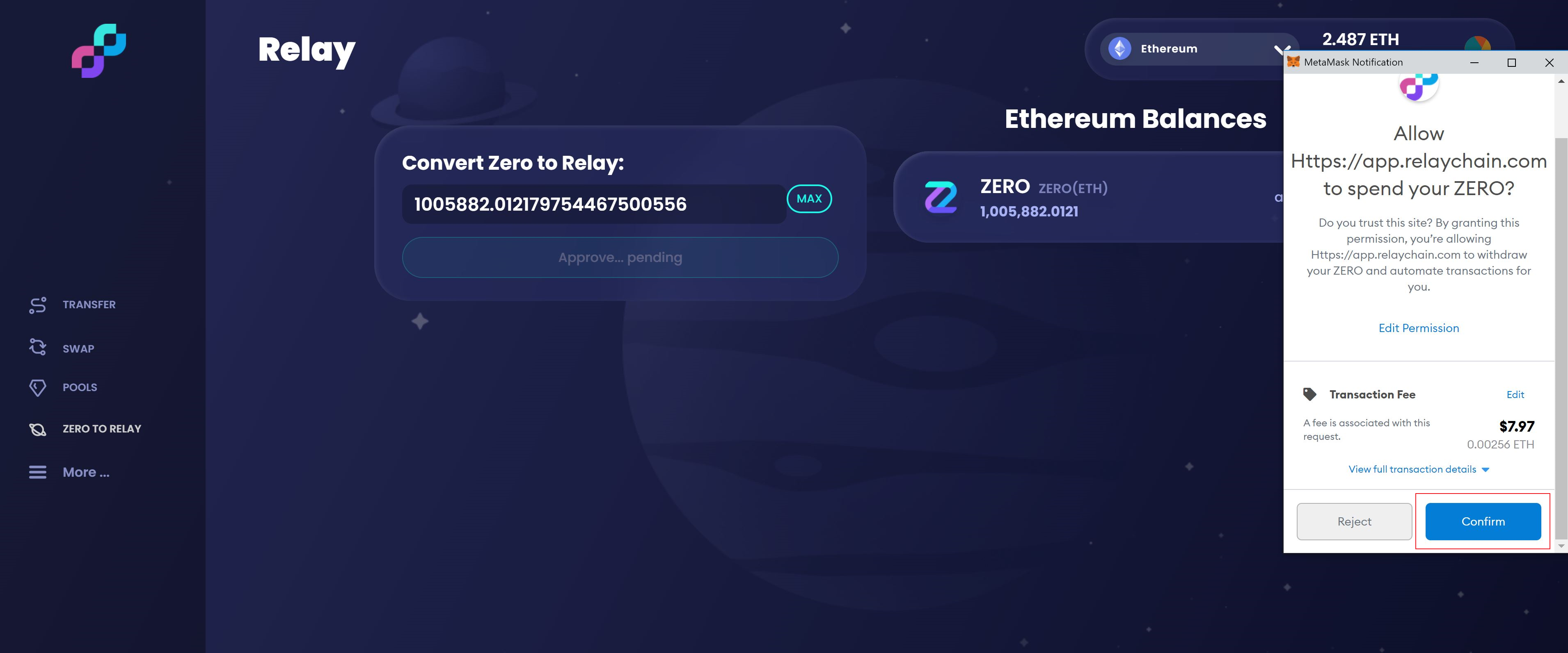 Zero to Relay