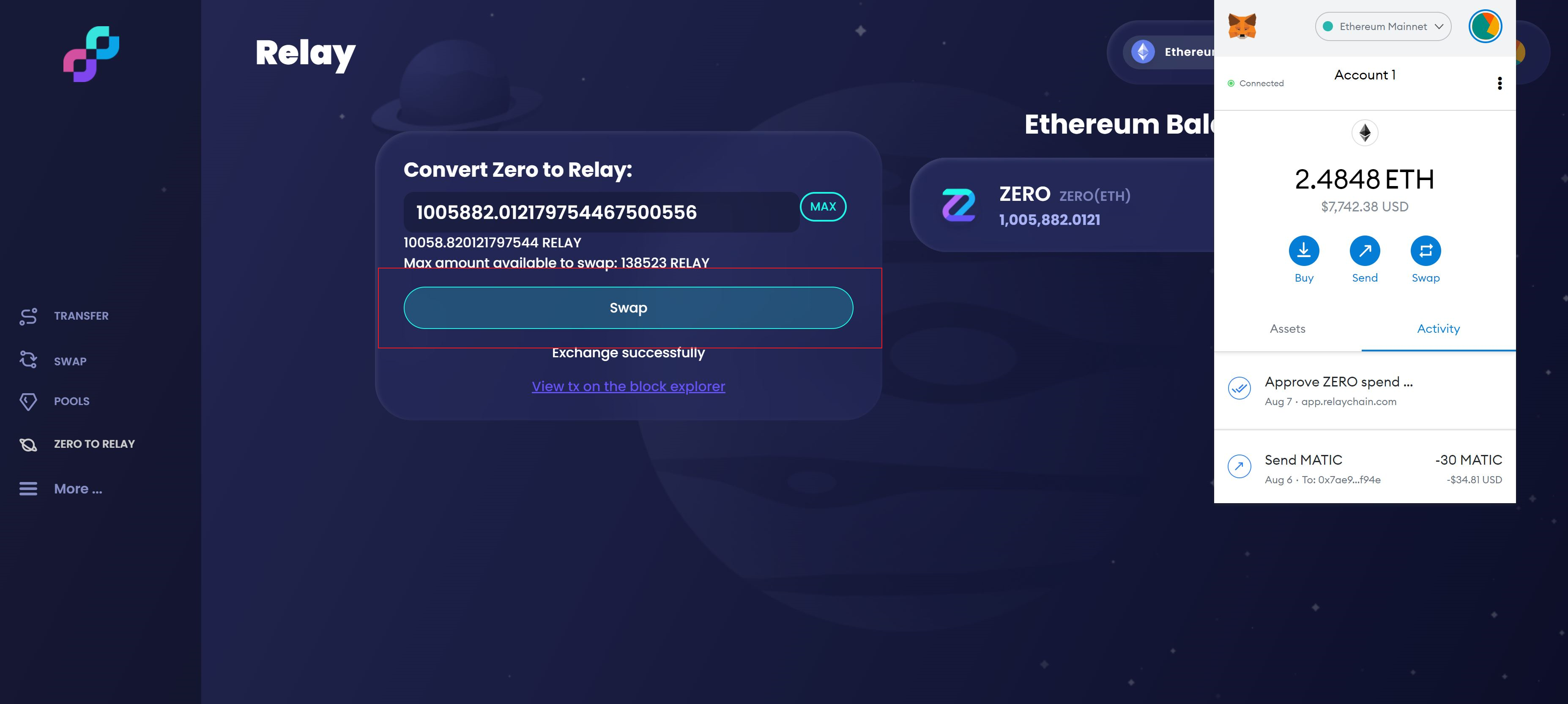 Zero to Relay