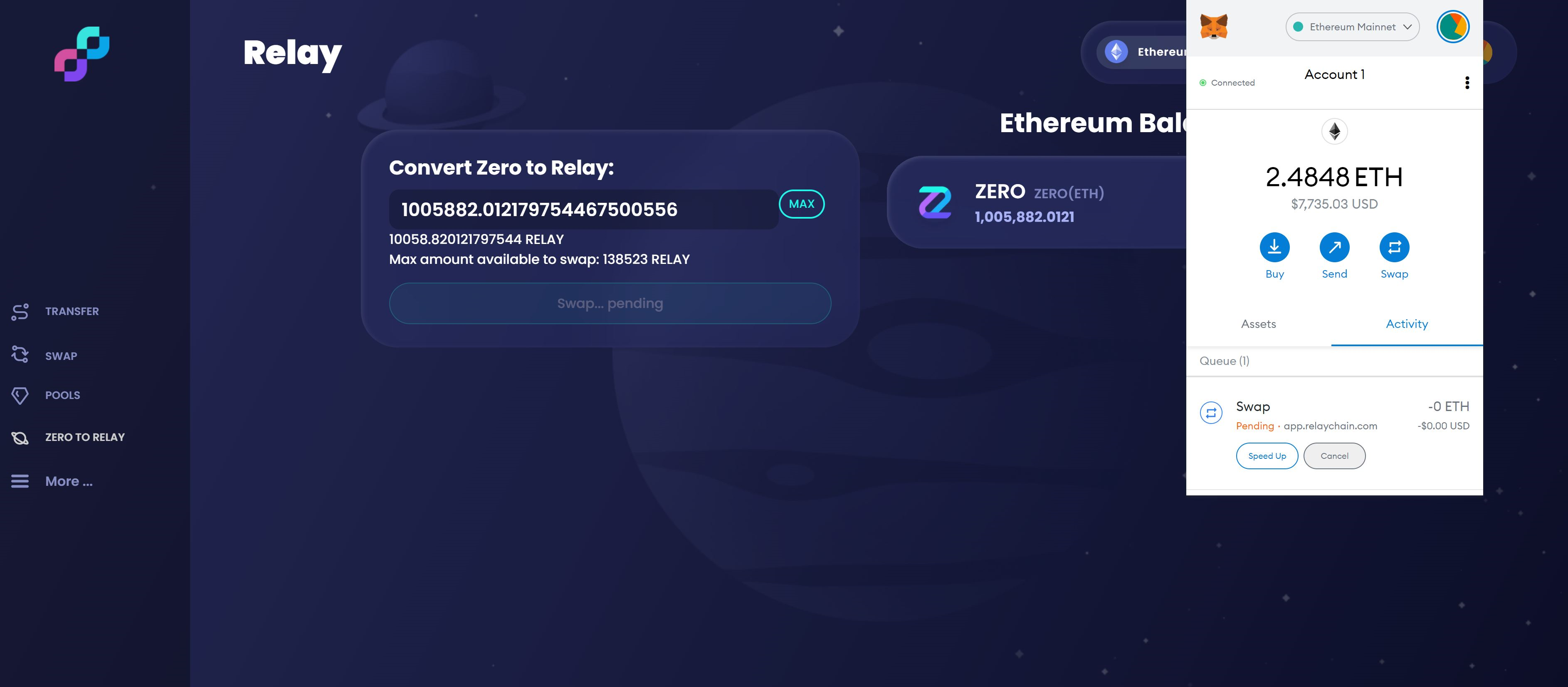 Zero to Relay